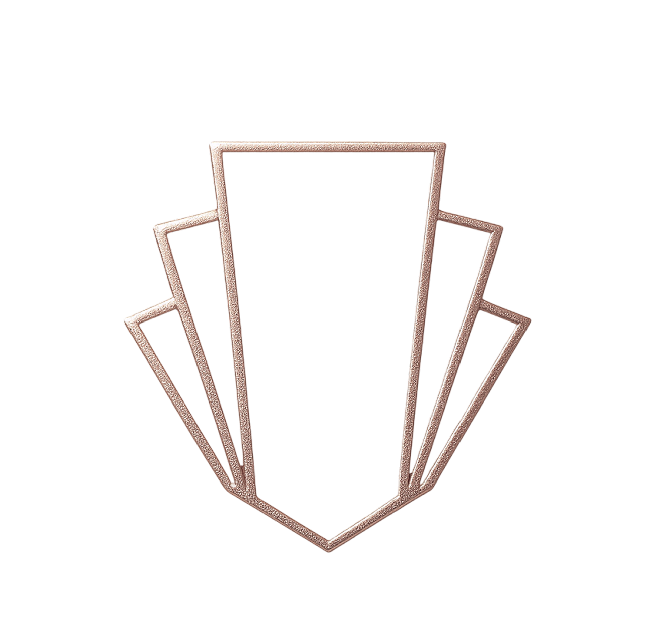 Desenho geométrico, logo da Amlak Kallab, empresa especializada em gestão patrimonial.